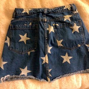 Denim skirt